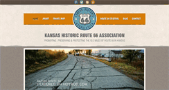 Desktop Screenshot of kshistoricroute66.com